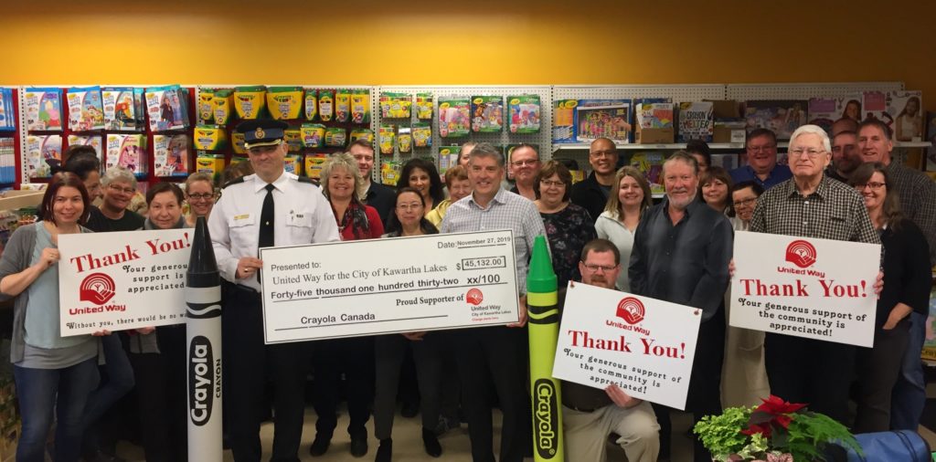 2019 Crayola Sale Cheque Presentation