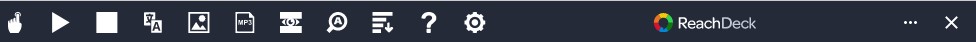 reachdeck toolbar